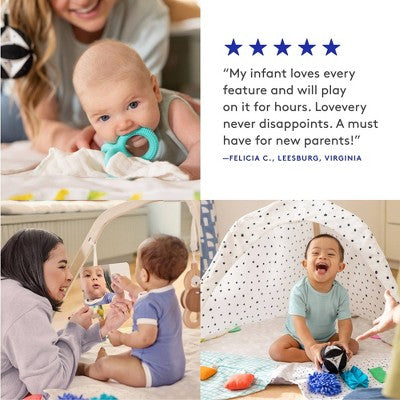 Mata i pałąk rozwojowy dla niemowlęcia