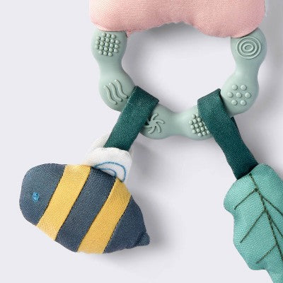 Pluszowa grzechotka ręczna – kwiat